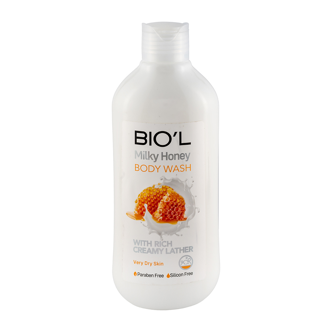 شامپو بدن کرمی مدل Milky Honey مناسب پوست خشک   بیول  حجم 400 میلی لیتر