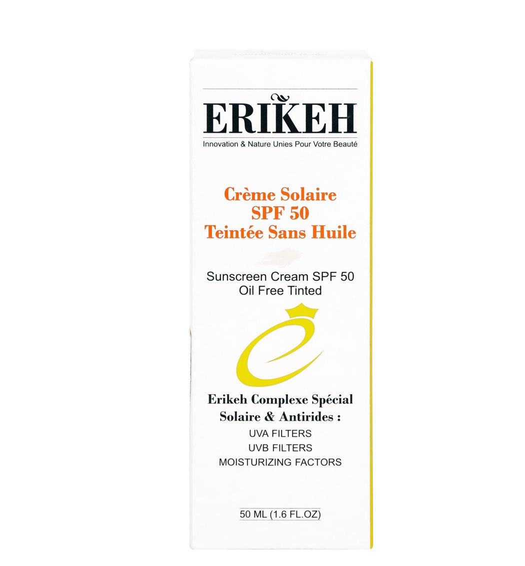 ضدآفتاب  بژ طبیعی و فاقد چربی دارای spf50 حجم 50میل