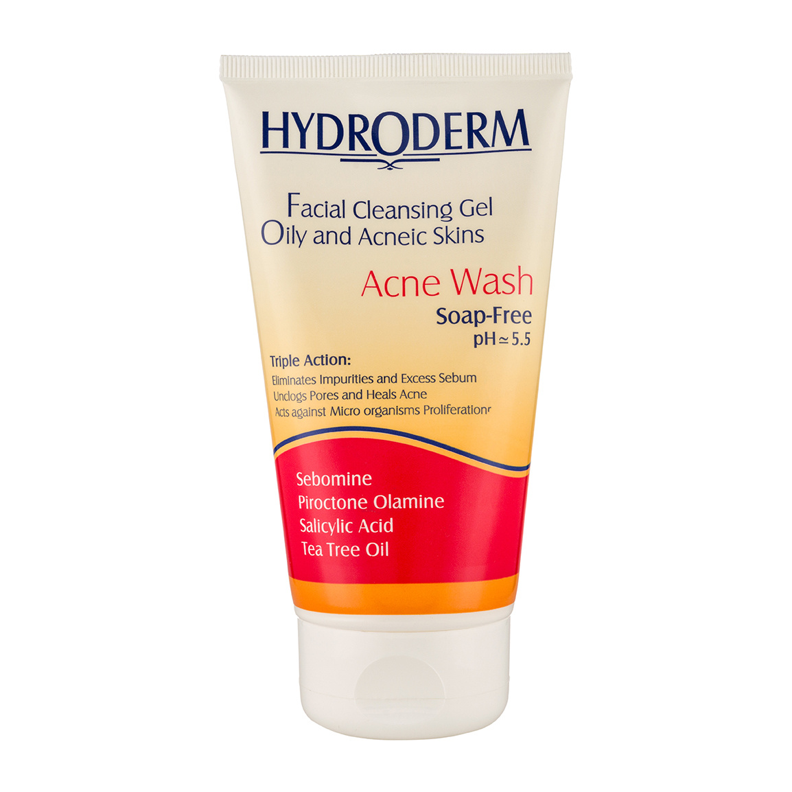 ژل شستشوی صورت مدل هیدرودرمAcne Wash مناسب پوست چرب حجم 150 میلی لیتر