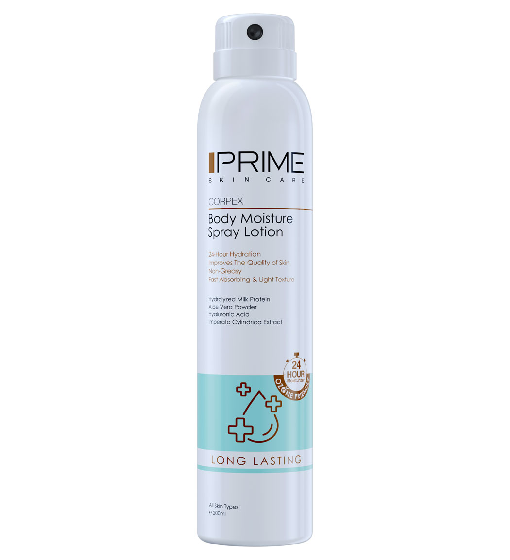 اسپری لوسیون بدن آبرسان مدل Long Lasting حجم 200 میلی لیتر